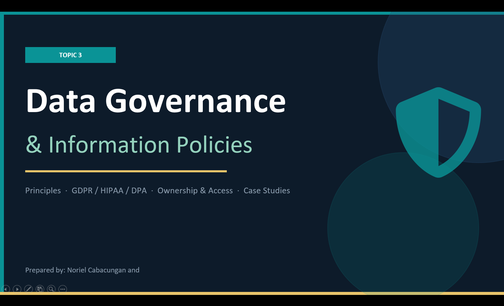 Data Governance & Information Policies – Complete PowerPoint (ETL, Compliance, Real-Time Analytics)