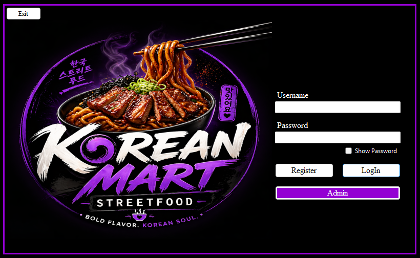 Login/Register/Dashboard