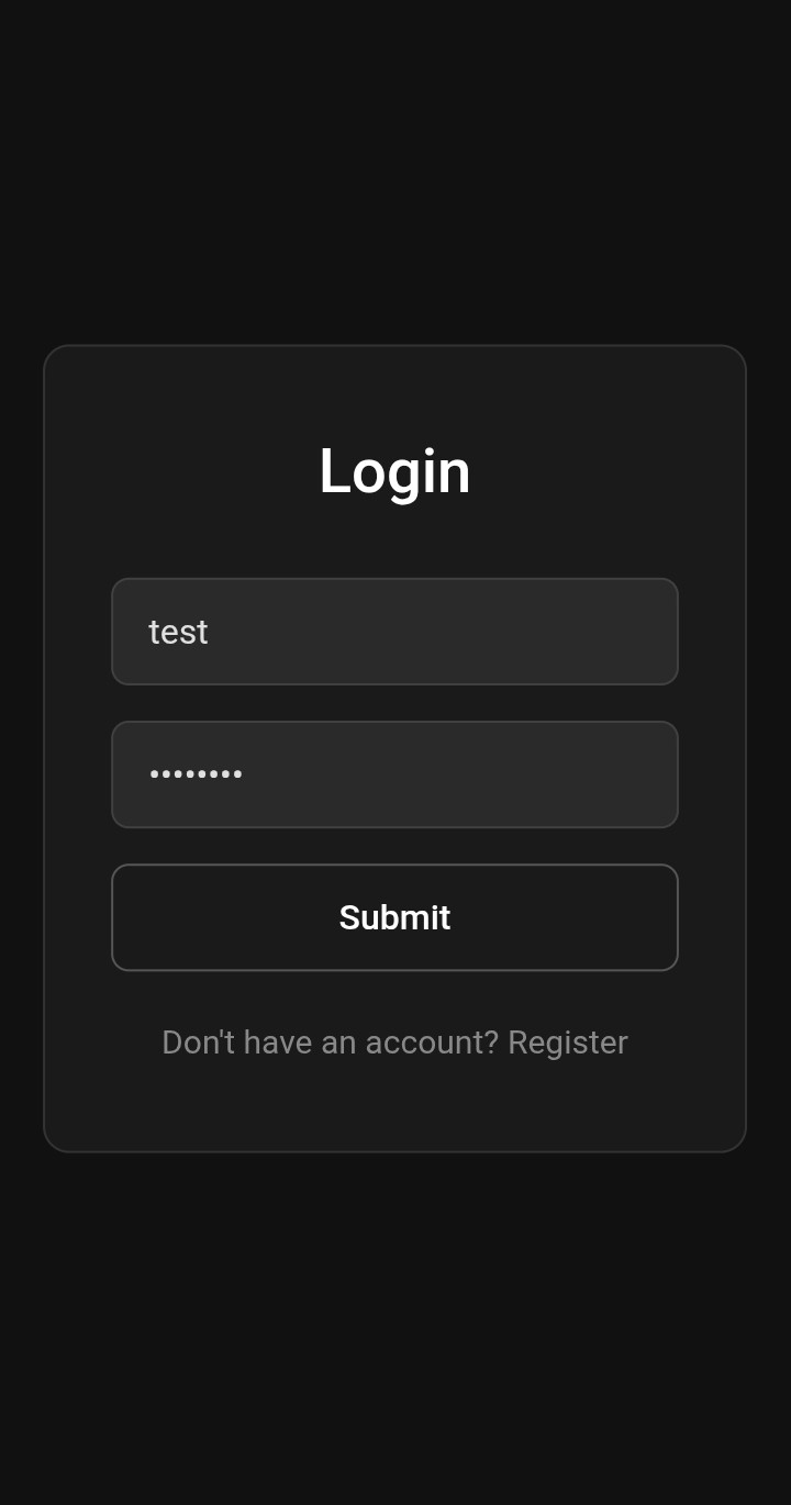 Standalone Login/Register with CRUD
